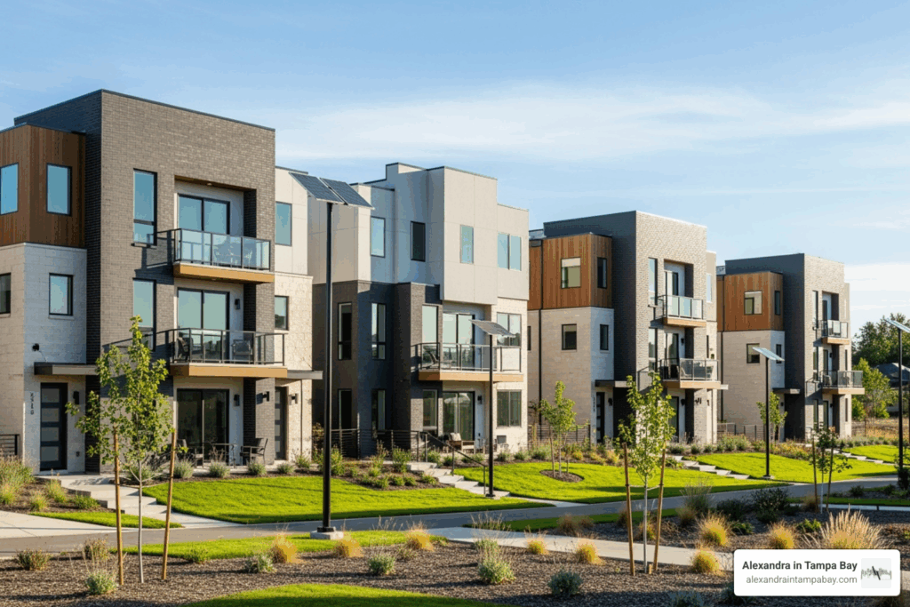 stylish modern townhome community - St Petersburg new construction
